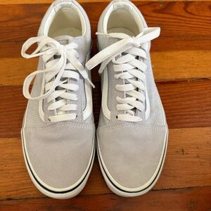 Vans White and Gray Women's Sneakers